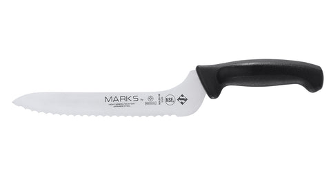 Mundial MA20-9E Offset Bread Knife Serrated Edge Marks Series 9 inches Black