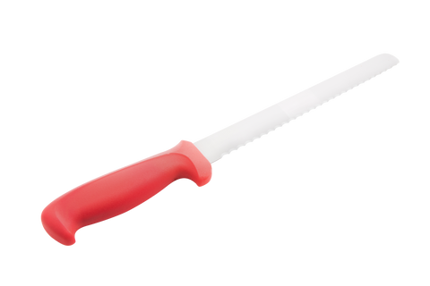 Mundial R5627-10E Utility Knife Slicing Serrated Edge 5600 Series 10 inches Red
