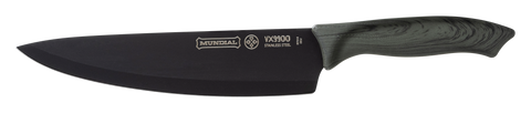 Mundial VX9900-5 Black Knife Set With Black Handle 5 Piece Plastic Blade Protectors