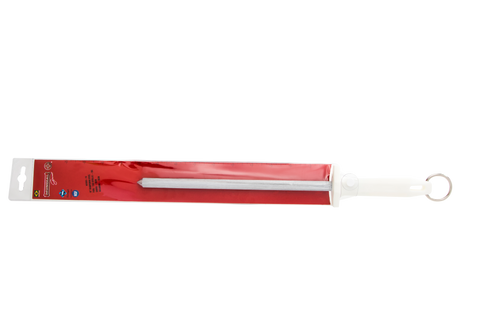 Mundial W3303-10 Sharpening Steel Poly Round 10 inches White