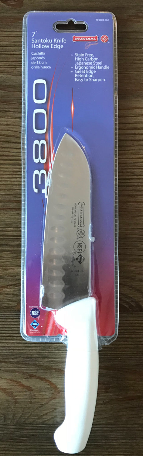 Mundial W3804-7GE Santoku Knife 3800 Series 7 inches White