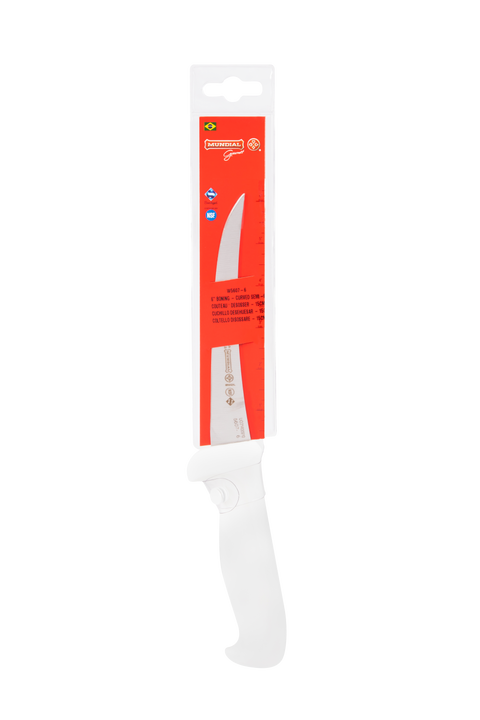 Mundial W5607-6 Boning Knife Curved Semi-Stiff 5600 Series 6 inches White