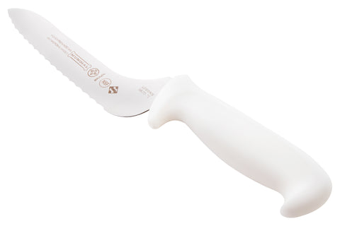 Mundial W5620-7E Sandwich Knife Offset- Serrated Edge 5600 Series 7 inches White