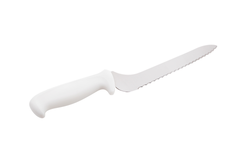 Mundial 5620-9E BR RF Sandwich Knife Offset Serrated Edge 5600 Series 9 inches White