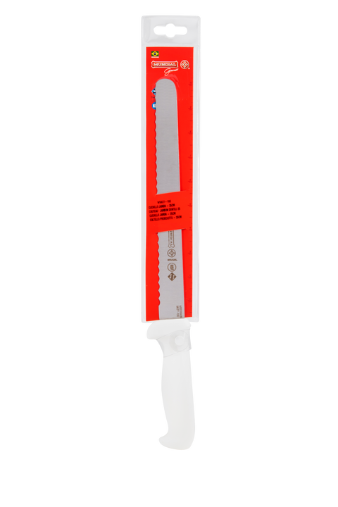 Mundial 5627-10E BR RF Serrated Slicing Knife 5600 Series 10 inches White