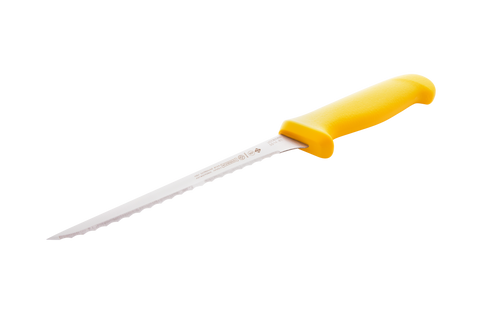 Mundial Y5514-8E Fish Fillet Knife Narrow Stiff Serrated 5500 Series 8 inches Yellow