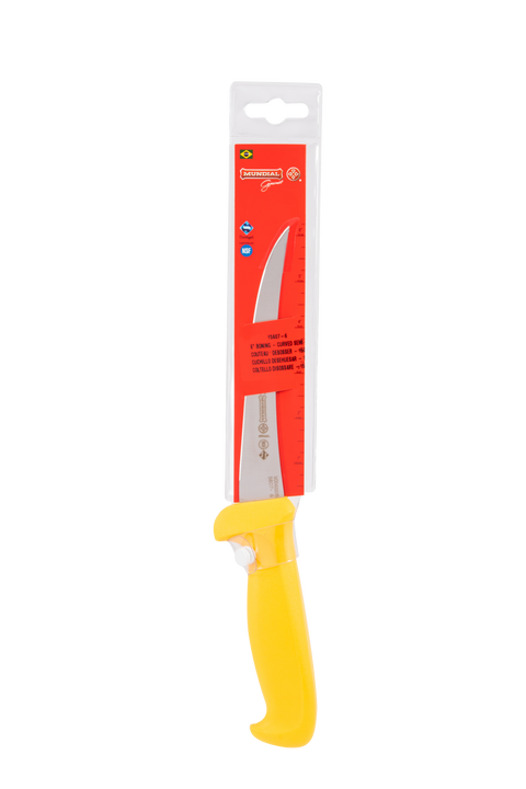 Mundial 5607-6 AM RF Curved Semi-Stiff Boning Knife 5600 Series 6 inches Yellow