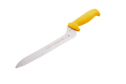 Mundial Y5620-9E Sandwich Offset Serrated Knife 5600 Series 9 inches Yellow